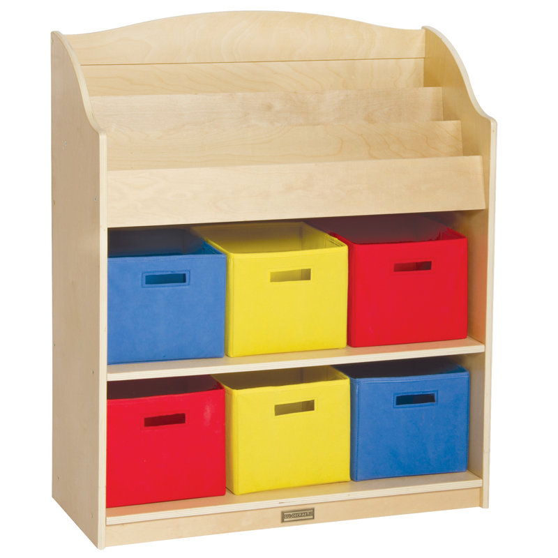 Guidecraft Classroom Furniture 9 Compartment Book Display with Bins & Reviews Wayfair